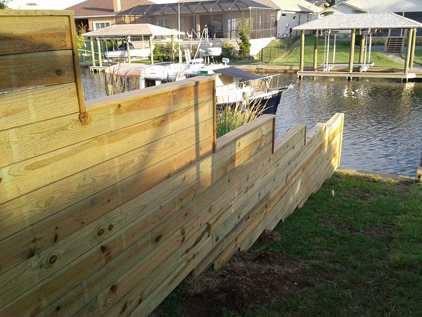 wooden fence panels horizontal